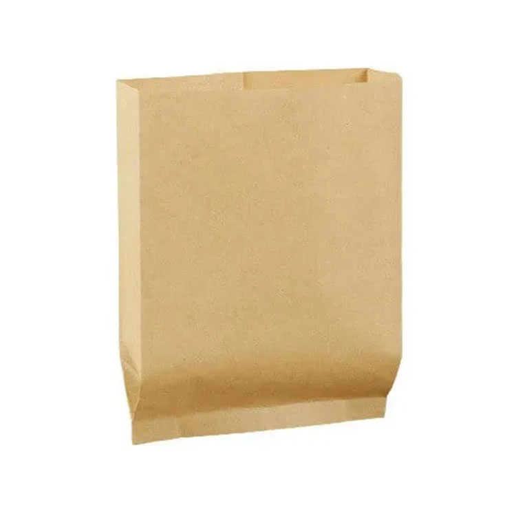 Brown kraft paper bag para sa grocery