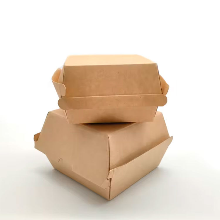 Eco-friendly na Burger Food Packaging Box